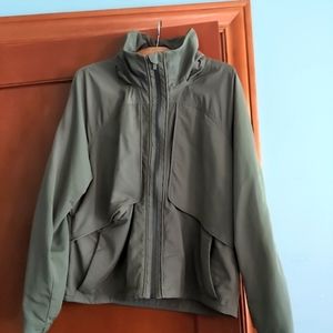 Lululemon lightweight olive jacket- size 10